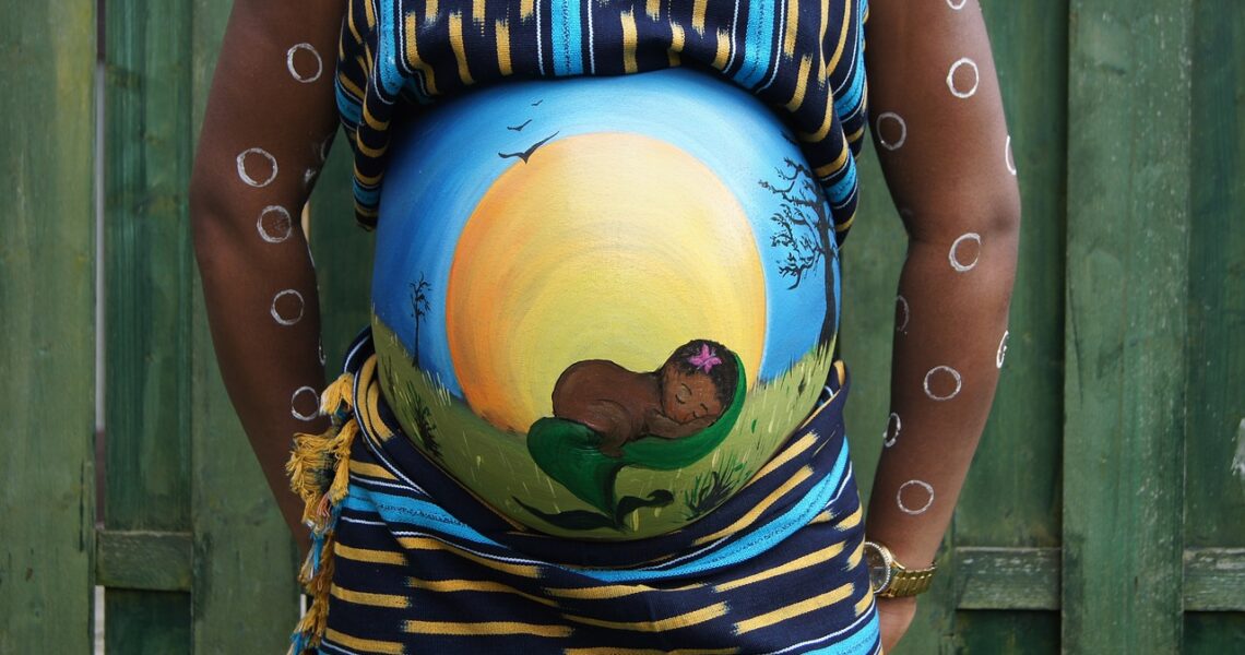 belly-painting